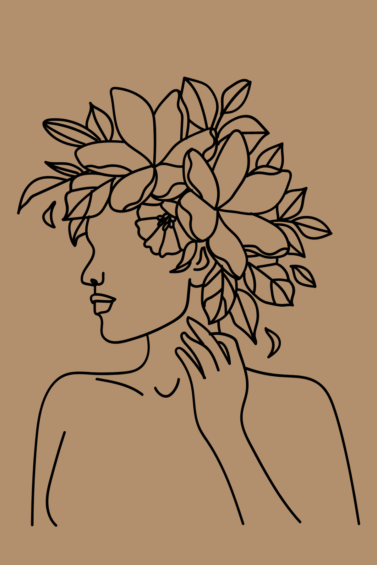 Magnet -Love Yourself FlowerHead