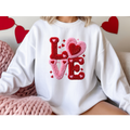 Love Pink-n-Red faux latch hook
