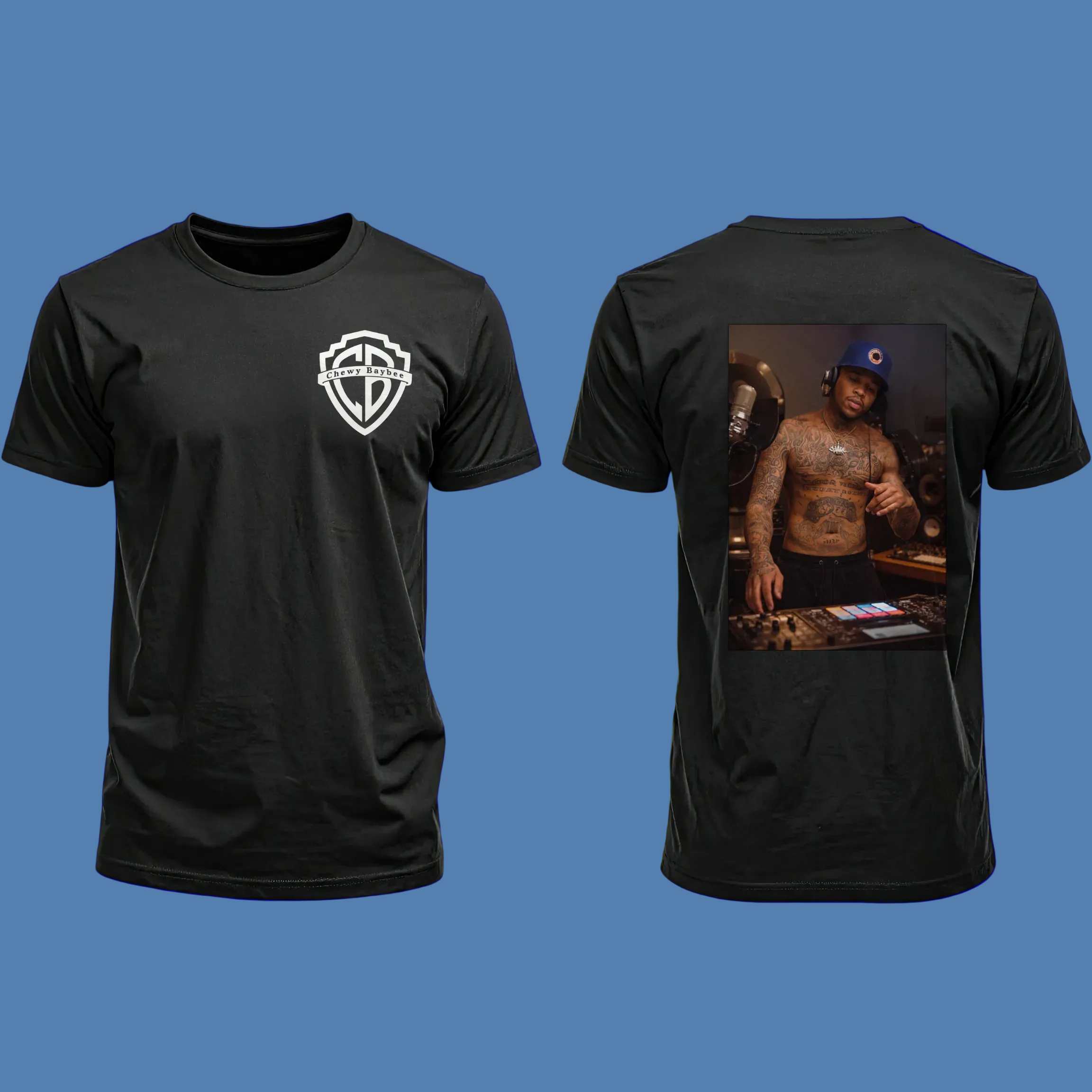 Studio Black Tee  Heavyweight Colorway