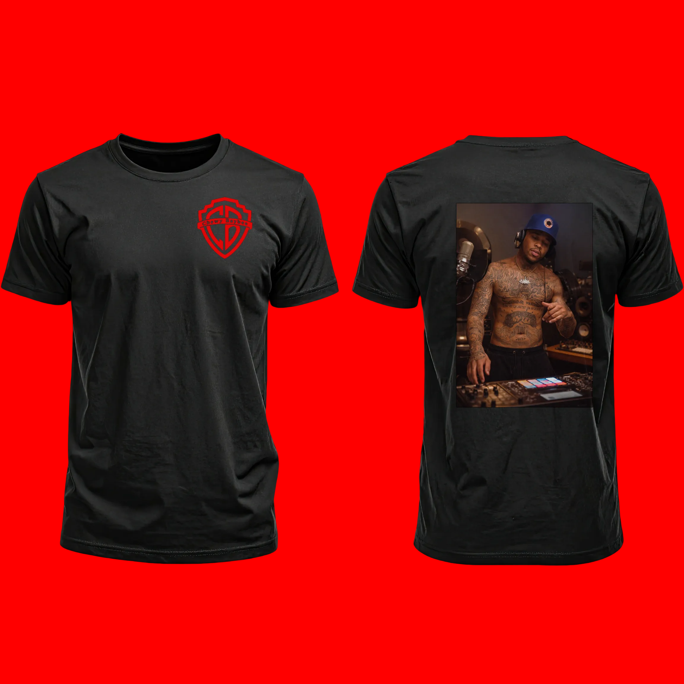 Studio Black Tee  Heavyweight Colorway